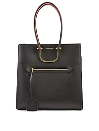 The Story Tall Leather Tote Bag