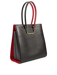 The Story Tall Leather Tote Bag