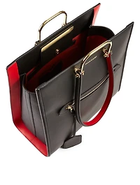 The Story Tall Leather Tote Bag