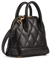 XXS Ville Leather Top Handle Bag With Logo