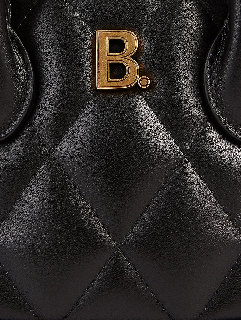 XXS Ville Leather Top Handle Bag With Logo
