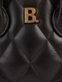 XXS Ville Leather Top Handle Bag With Logo