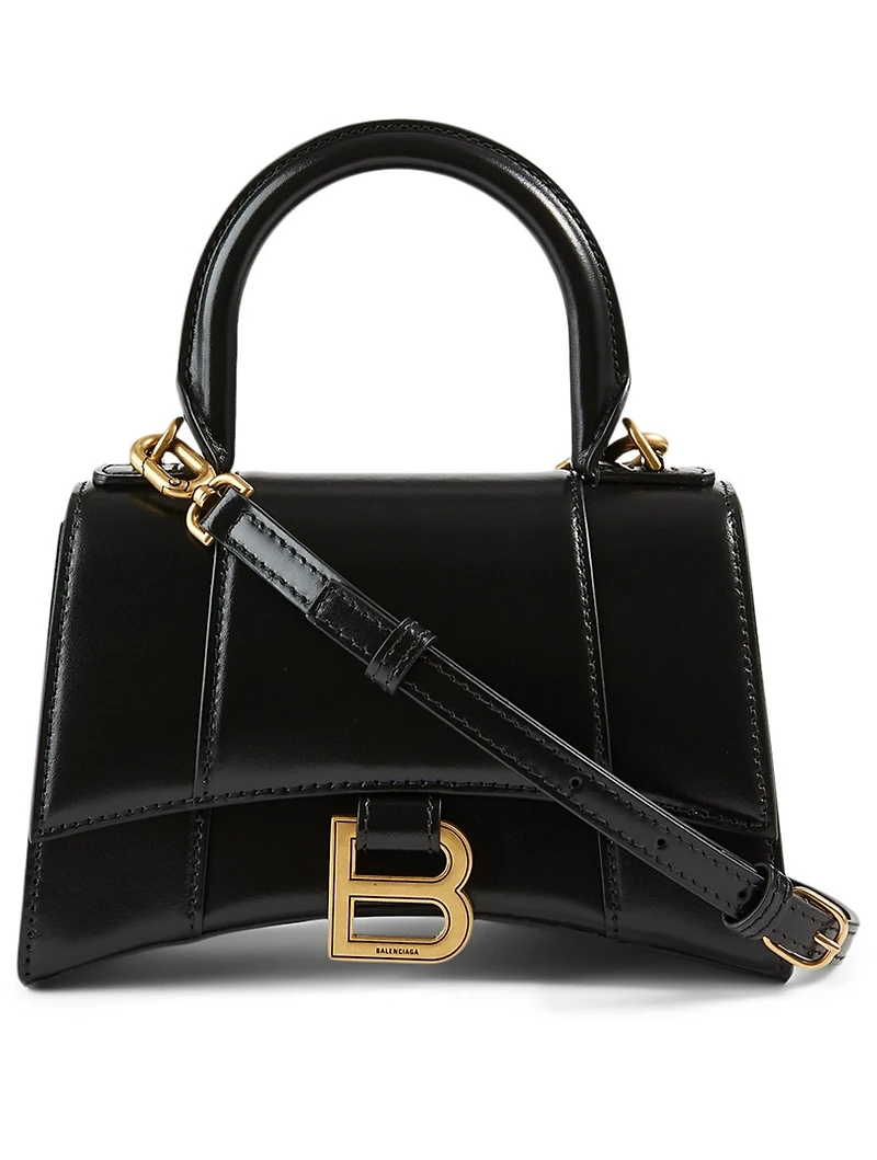 Extra Small Hourglass Leather Bag