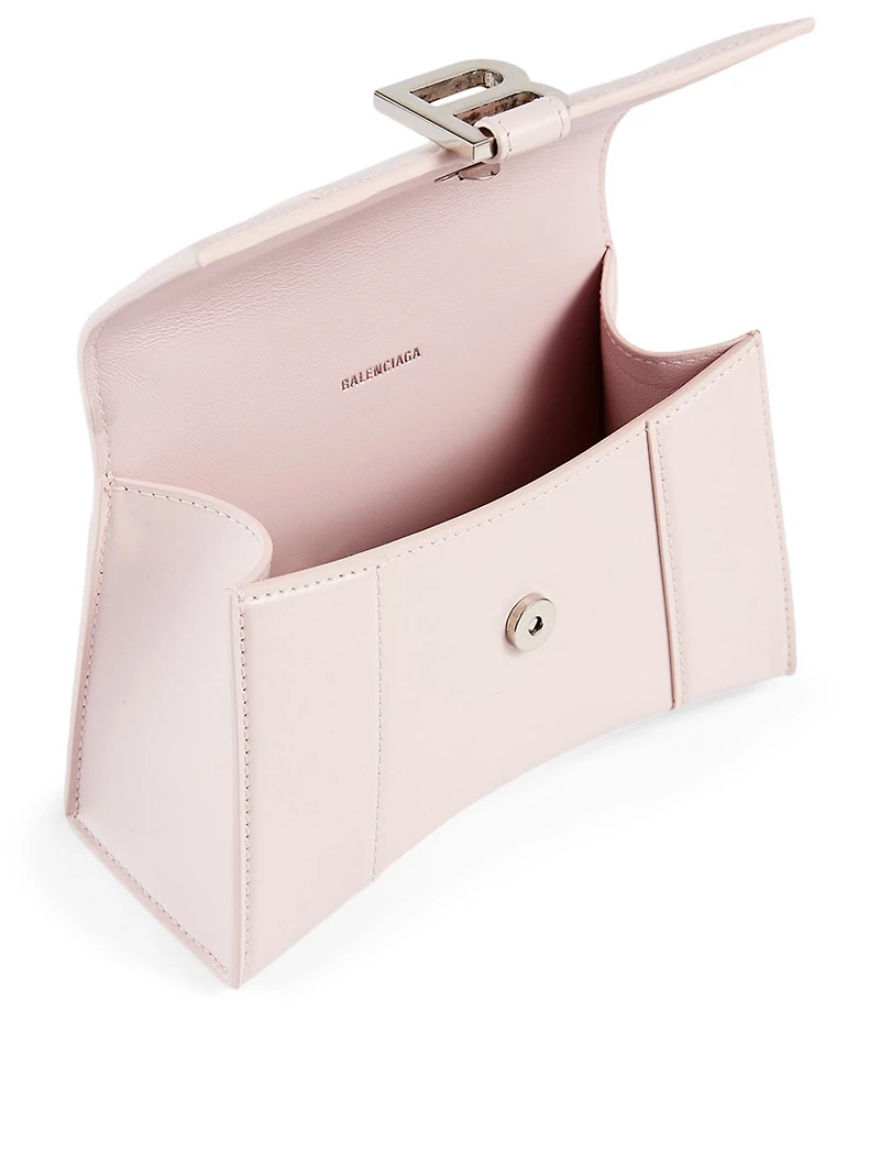 Small Hourglass Leather Bag
