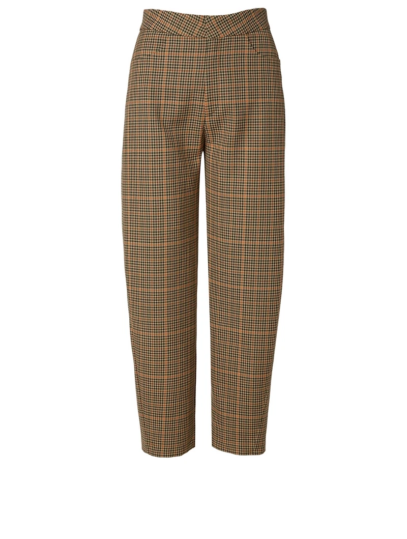 Novara Pants Check Print