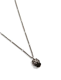 Lion Pendant Necklace With Crystal