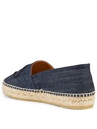 Denim Logo Espadrilles