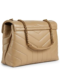 Small Loulou YSL Monogram Leather Chain Bag