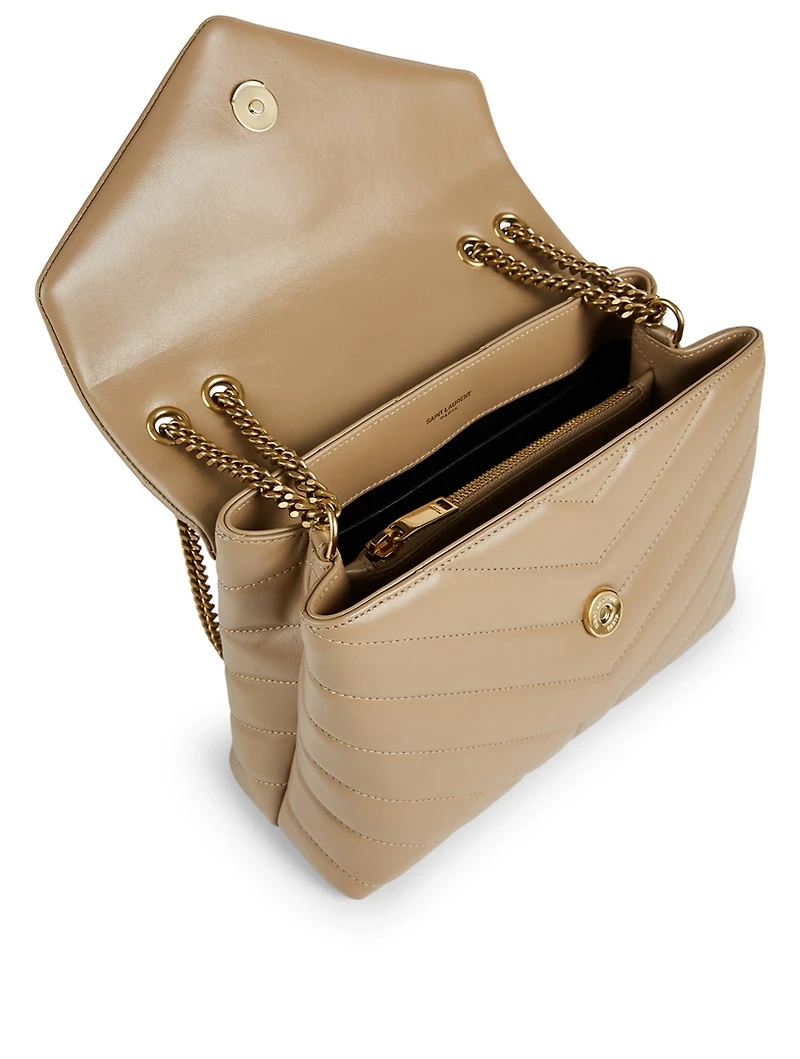 Small Loulou YSL Monogram Leather Chain Bag