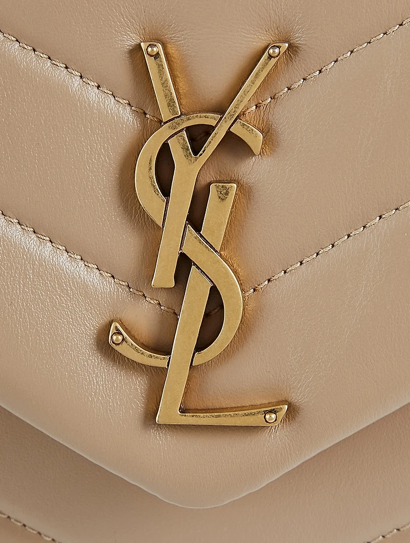 Small Loulou YSL Monogram Leather Chain Bag