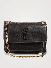 Medium Niki YSL Monogram Leather Chain Bag