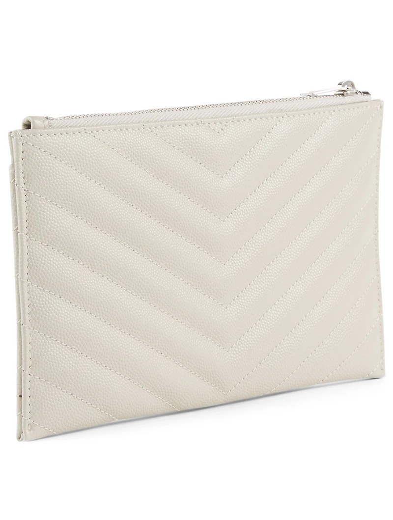 Small YSL Monogram Leather Pouch