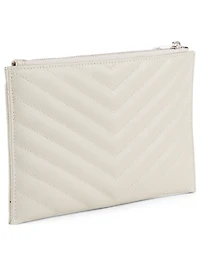 Small YSL Monogram Leather Pouch