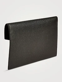 Uptown YSL Monogram Leather Clutch