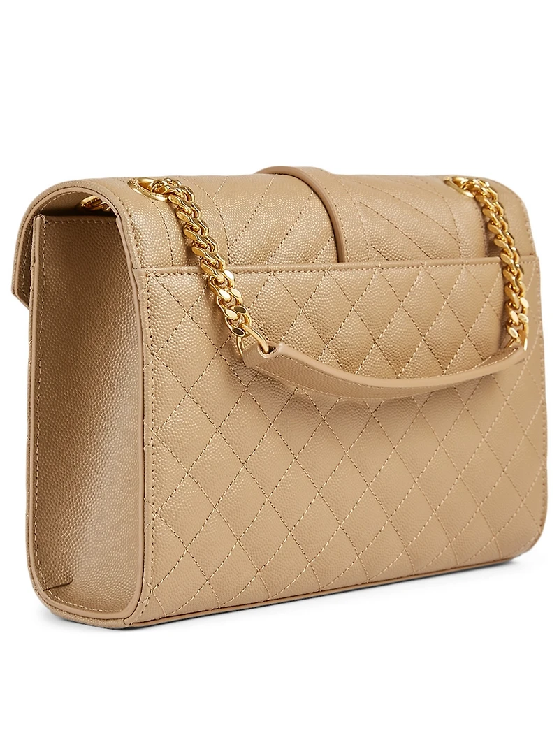 Medium YSL Monogram Leather Envelope Bag