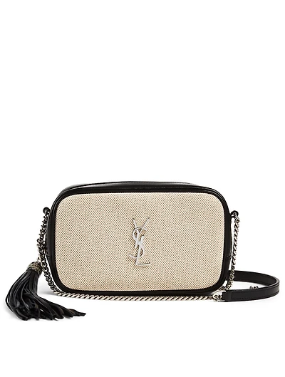 Mini Lou Canvas And Leather Bag