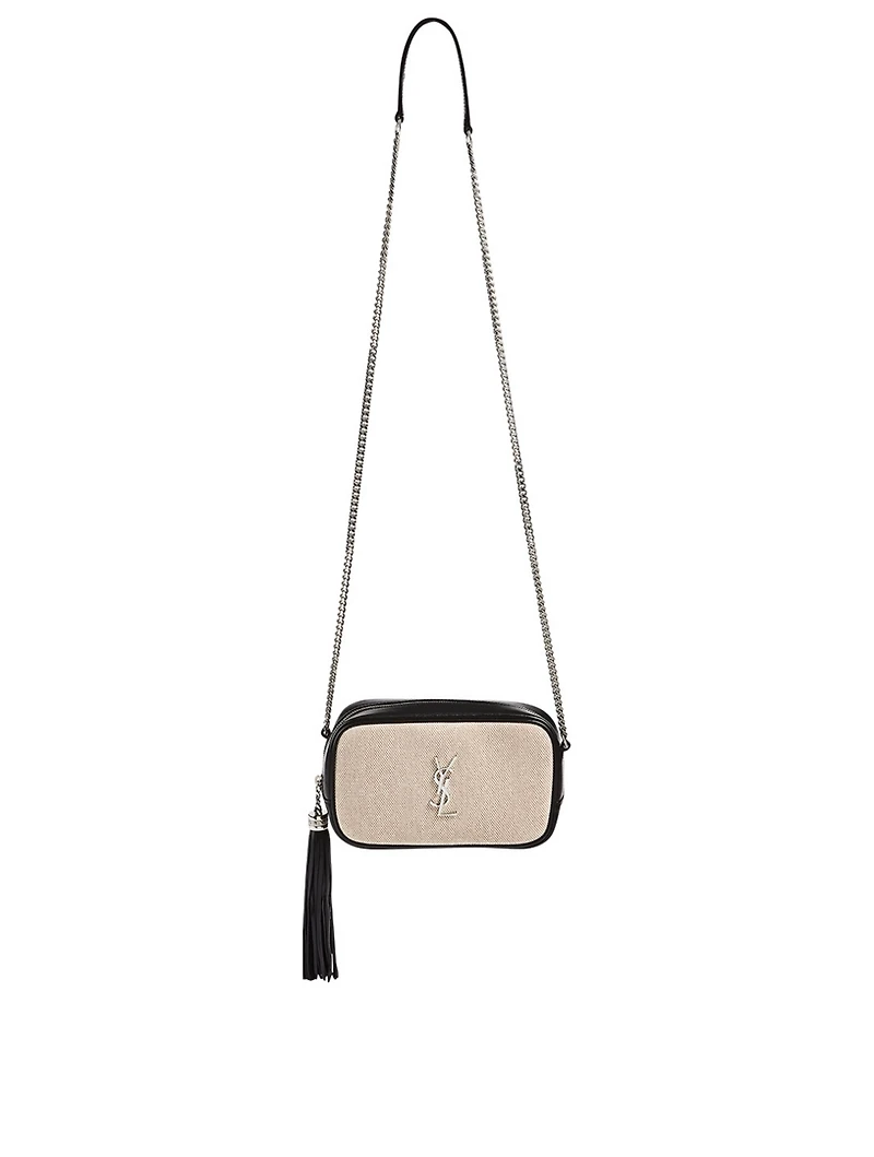 Mini Lou Canvas And Leather Bag