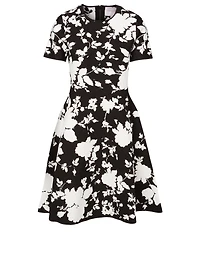 Jacquard Printed Dress