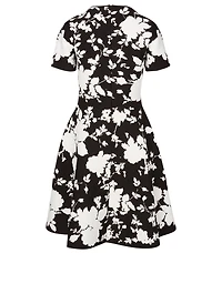 Jacquard Printed Dress