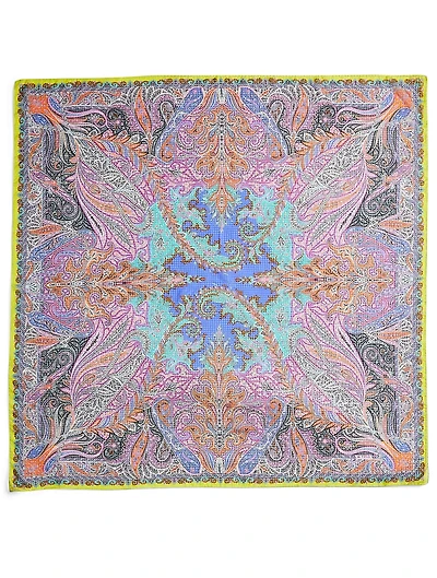 Silk Scarf In Paisley Print