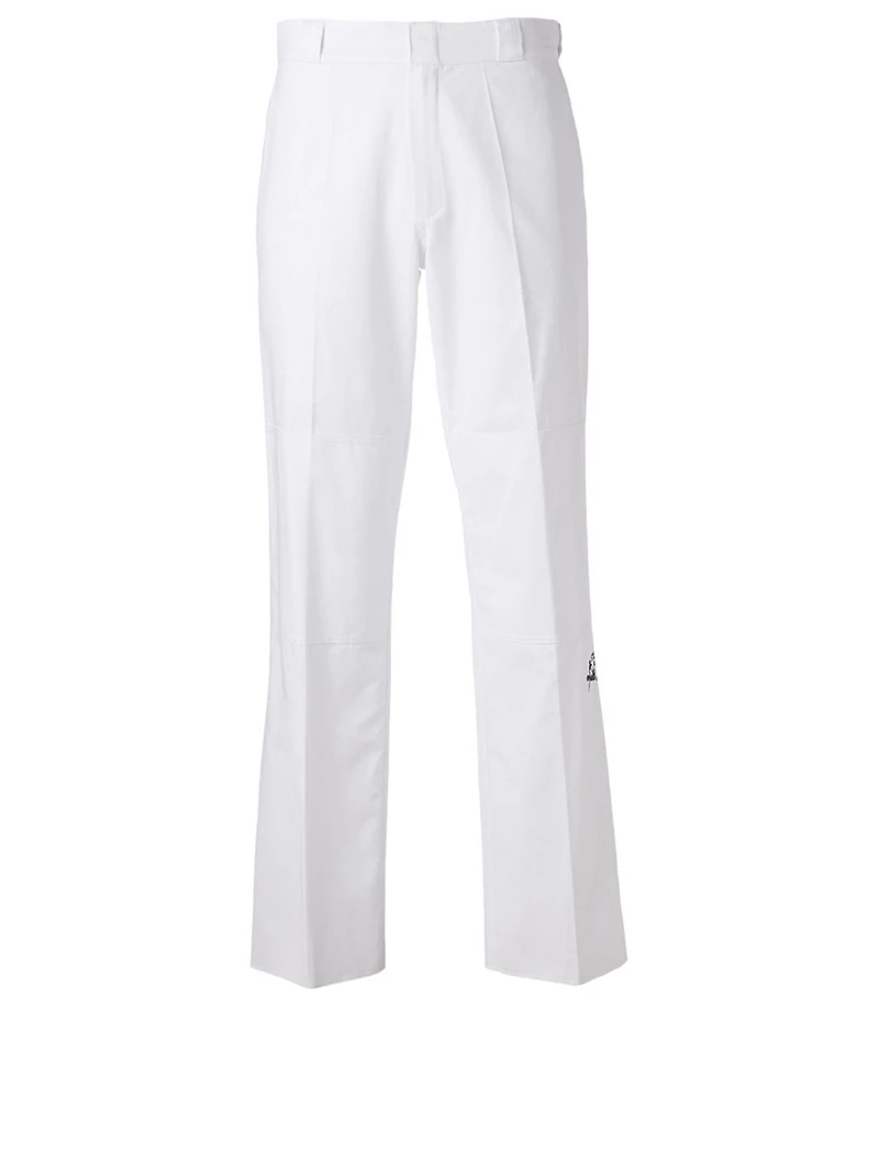 Cotton Pants With Embroidery