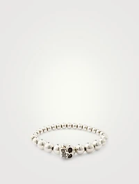 Beaded Skull Bracelet