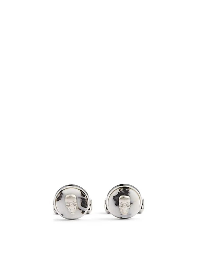 Skull On Stone Cufflinks