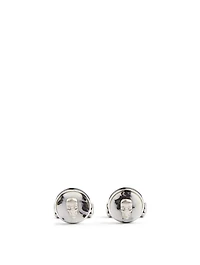Skull On Stone Cufflinks