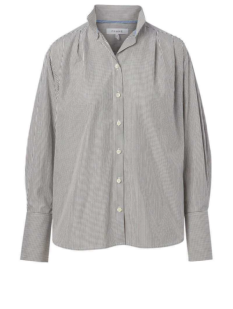 Cotton Shirt Stripe Print