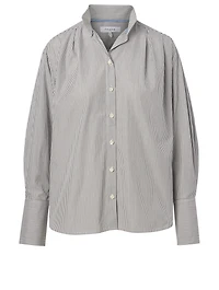 Cotton Shirt Stripe Print