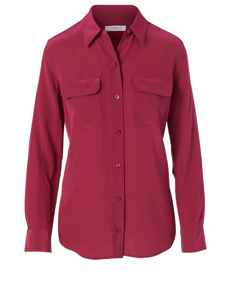 Signature Silk Slim Shirt