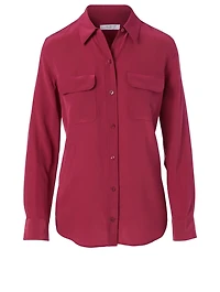 Signature Silk Slim Shirt