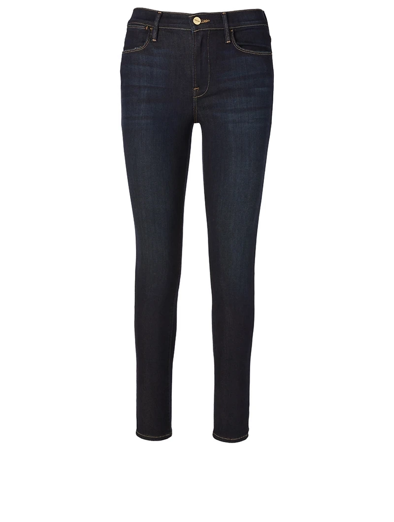 Le High Skinny Jeans With Outseam Split