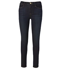 Le High Skinny Jeans With Outseam Split