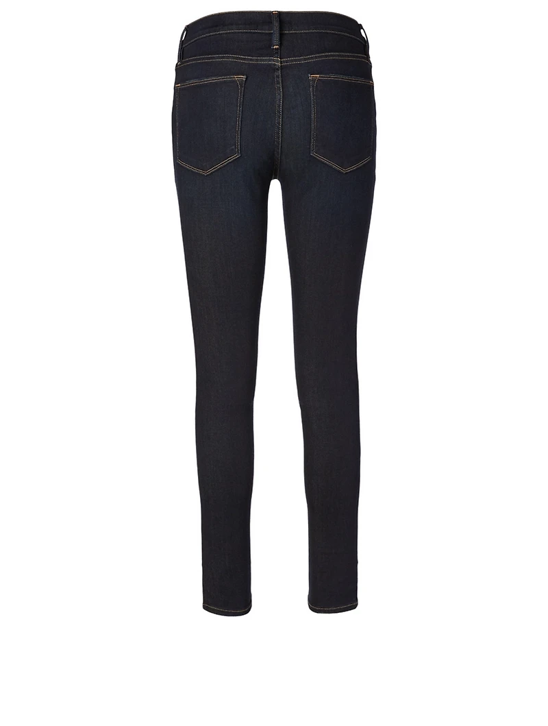 Le High Skinny Jeans With Outseam Split