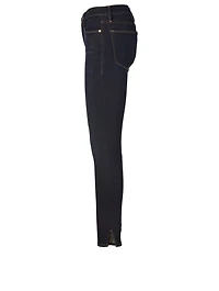 Le High Skinny Jeans With Outseam Split