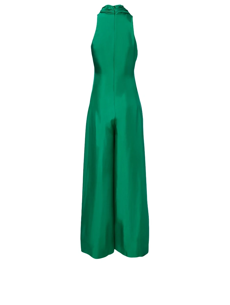 Patrice Silk Wide-Leg Jumpsuit