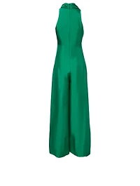 Patrice Silk Wide-Leg Jumpsuit