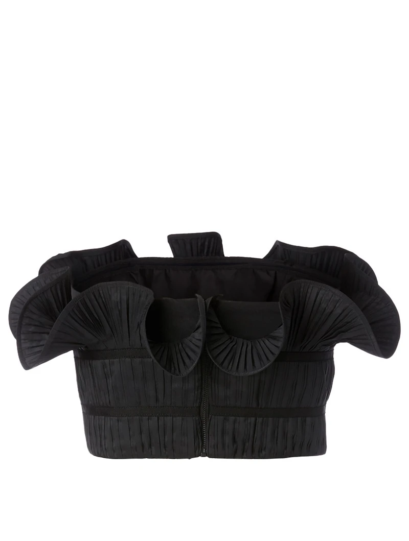 Oriel Pleated Bustier Top
