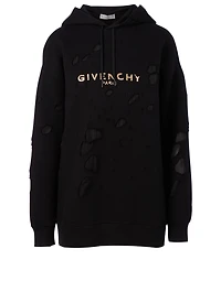 Destroyed Logo Hoodie