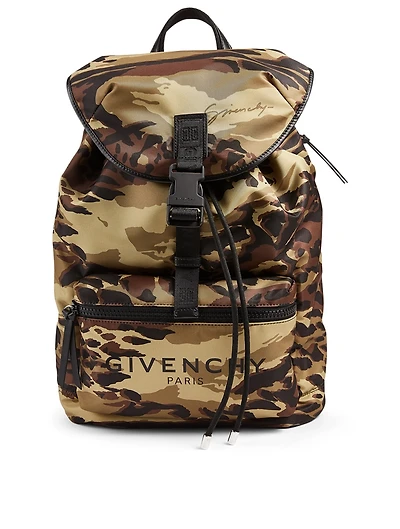 Light 3 4G Packaway Nylon Backpack In Camo Print