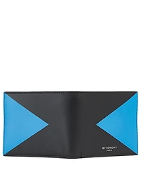 V Shape Leather Bifold Wallet