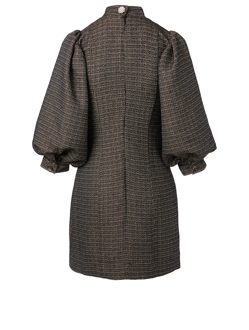 Slub Suiting Mini Dress