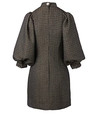 Slub Suiting Mini Dress