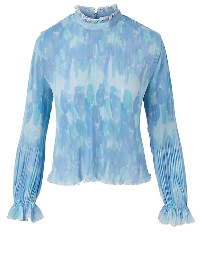 Pleated Georgette Blouse