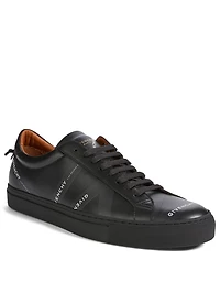 Urban Street Leather Sneaker With Logo Tape
