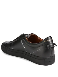 Urban Street Leather Sneaker With Logo Tape
