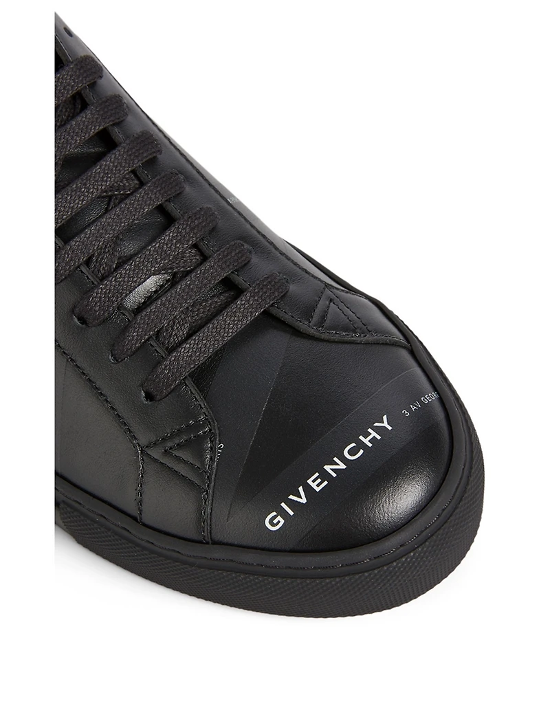 Urban Street Leather Sneaker With Logo Tape