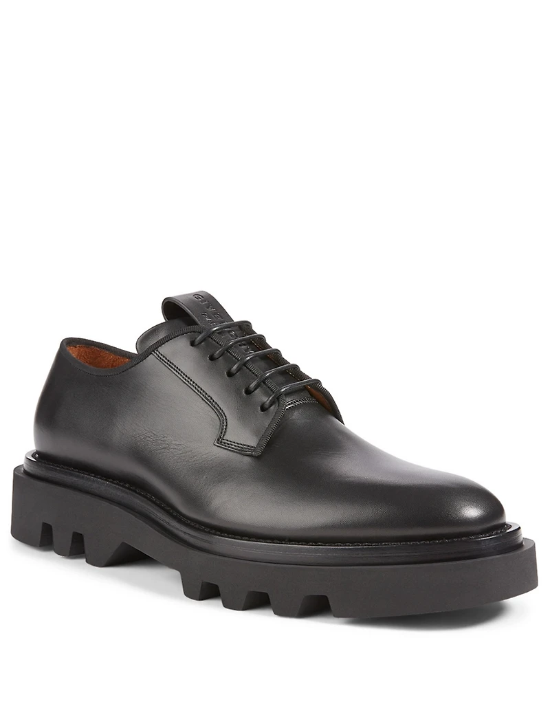 Combat Leather Derby Shoes