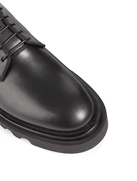 Combat Leather Derby Shoes